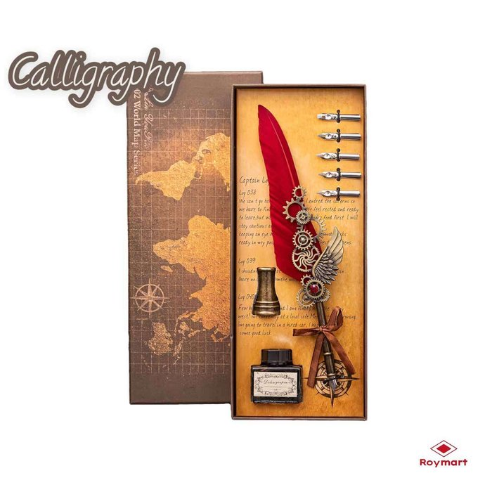 Set Pluma Rotary Masterpiece Calligraphy Surtidos ROYMART Imagen principal del producto