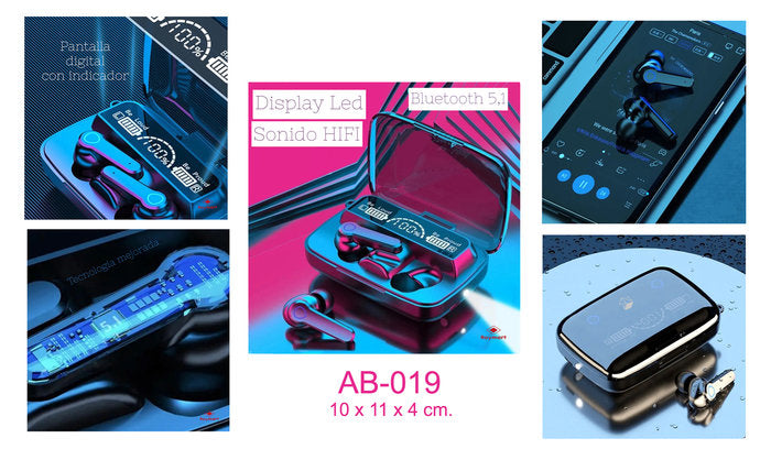 Auriculares Inpods 12 Bluetooth 5.0 Roymart Pack 2 Colores