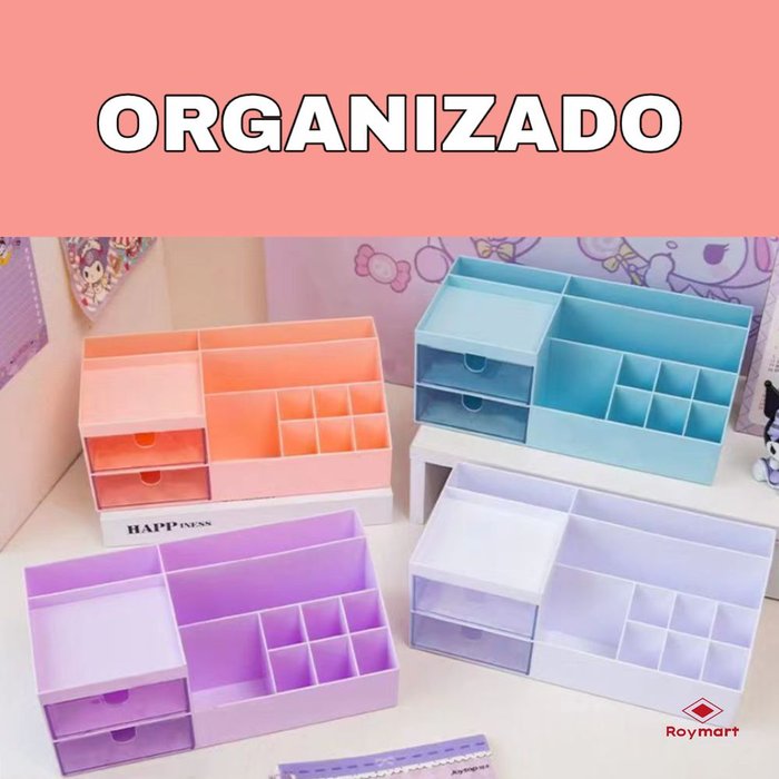 Organizador sobremesa horizontal con 2 cajones Roymart Imagen principal del producto