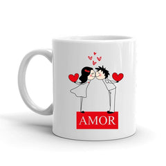 TAZA ENAMORADOS AMOR CON BESO | ROYMART | 1 UNIDAD | 8431234190618