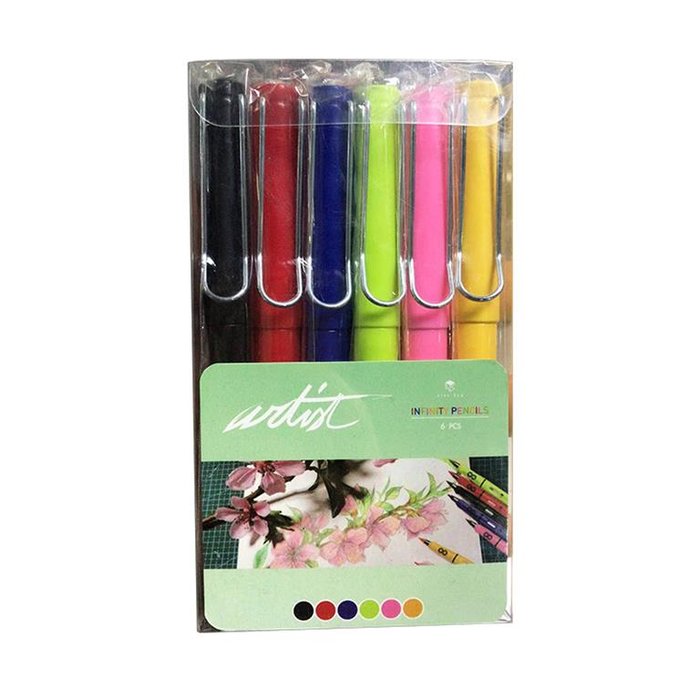 Estuche 6 Lápices Infinitos Minas de Colores Roymart Imagen principal del producto