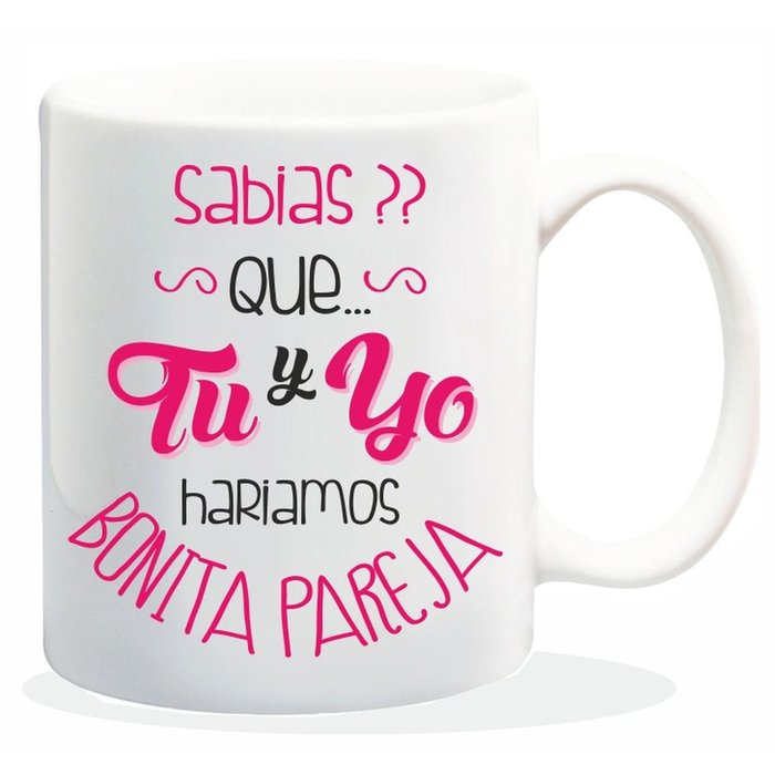 Taza Enamorados Sabías Que Tu y Yo... RoyMart Imagen principal del producto