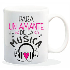 TAZA UN AMANTE DE LA MUSICA | ROYMART | 1 UNIDAD | 8431234191073