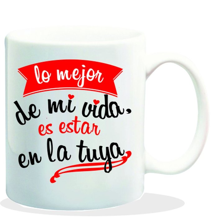 TAZA LO MEJOR DE MI VIDA ES,,, | ROYMART | 1 UNIDAD | 8431234191271 Imagen principal del producto