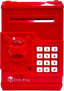 Caja fuerte electrónica Roymart color rojo para oficina y hogar