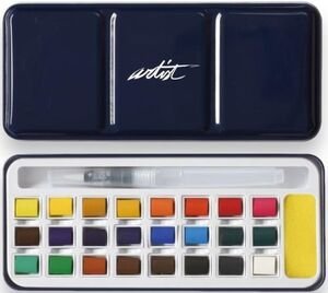Caja de 26 acuarelas Tinbox Artist Roymart Imagen principal del producto