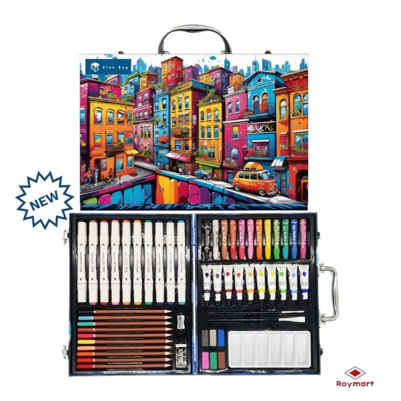 Set art studio artist houses con 53 piezas