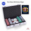 Juego de Poker con 200 Fichas ROYMART en Maleta de Aluminio