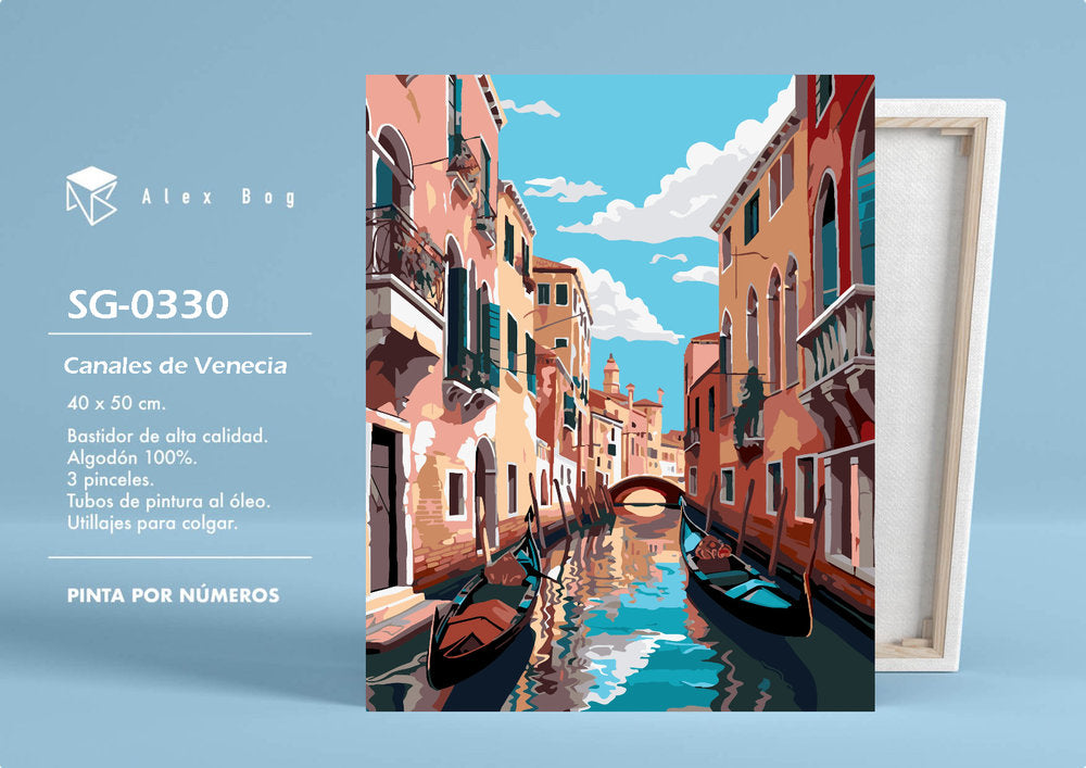 PINTAR POR NUMEROS VENECIA | ROYMART | 1 UNIDAD | 8431234196627 Imagen principal del producto