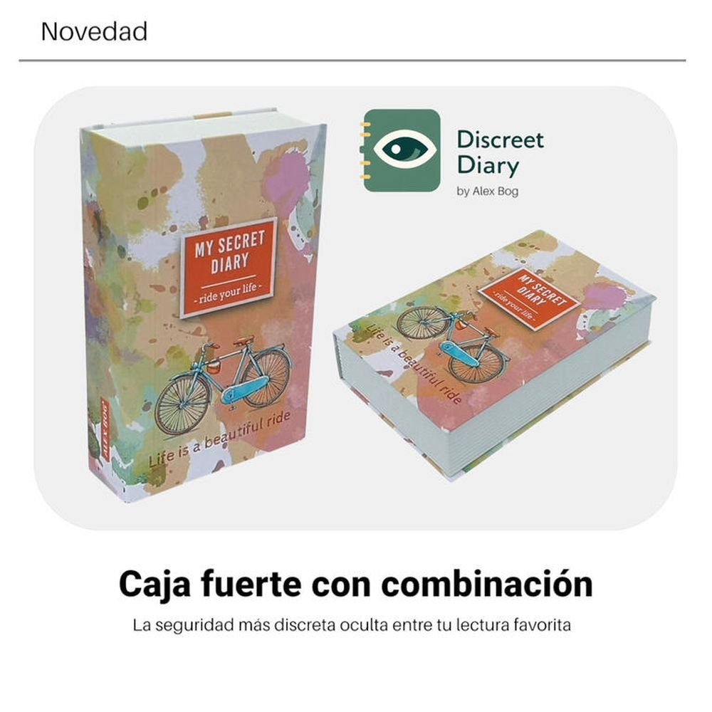 CAJA FUERTE CON COMBINACION RIDE YOUR LIFE | ROYMART | 1 UNIDAD | 8431234197617