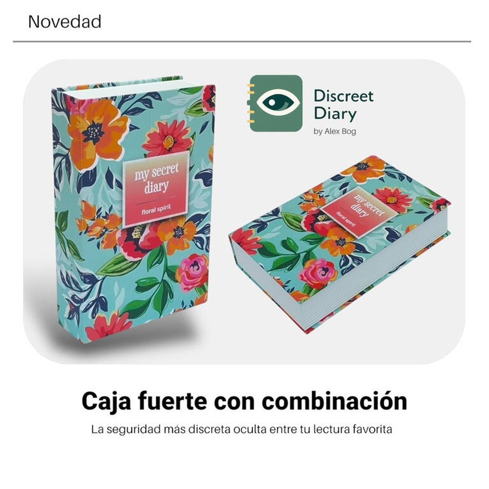 CAJA FUERTE CON COMBINACION FLORAL SPIRIT | ROYMART | 1 UNIDAD | 8431234197624 Imagen principal del producto