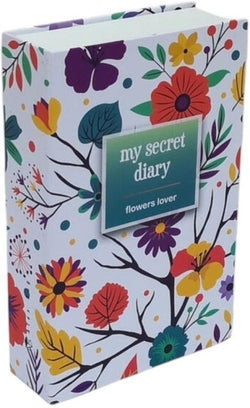 Caja fuerte con combinación Roymart forma de libro Flowers Lover