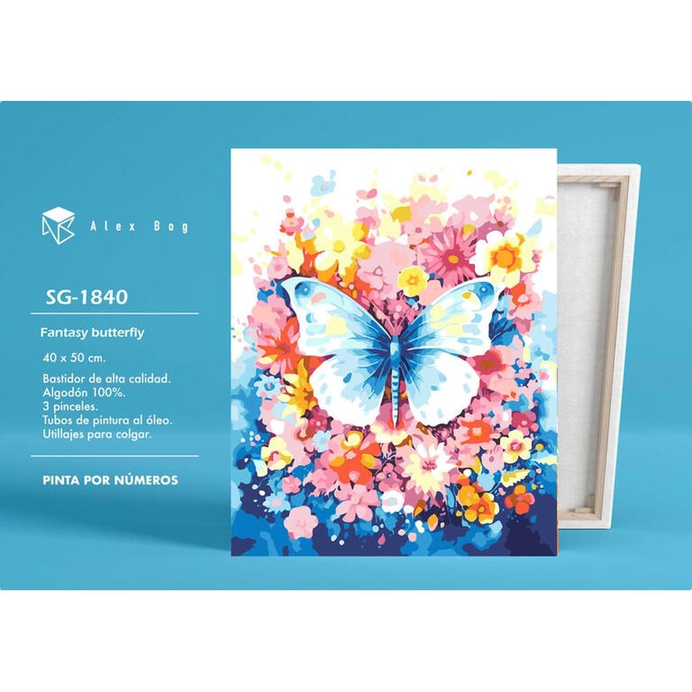 PINTAR POR NUMEROS FANTASY BUTTERFLY | ROYMART | 1 UNIDAD | 8431234197716