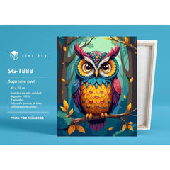PINTAR POR NUMEROS SUPREME OWL | ROYMART | 1 UNIDAD | 8431234197747