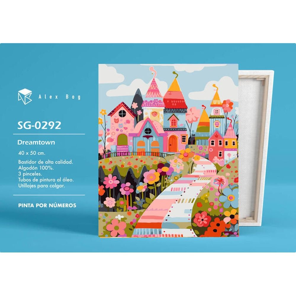 PINTAR POR NUMEROS DREAMTOWN | ROYMART | 1 UNIDAD | 8431234197785