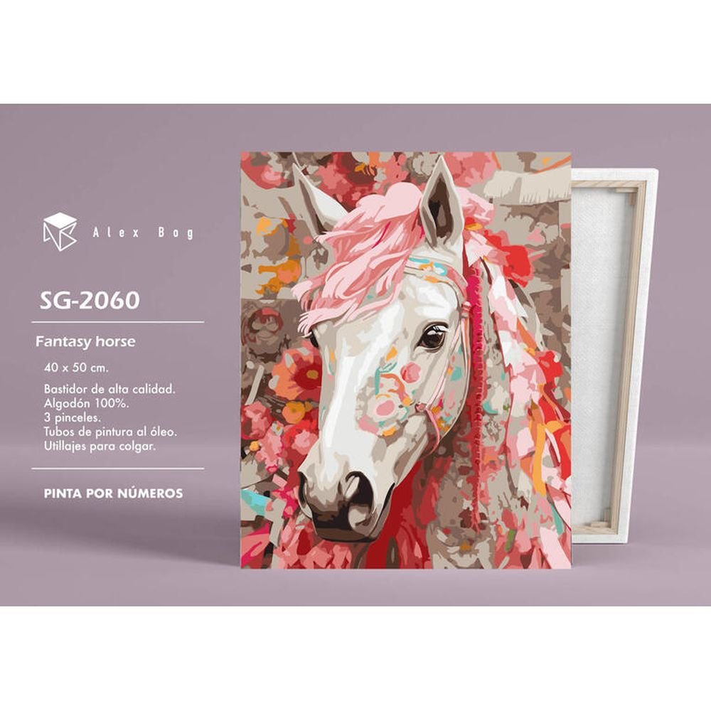 PINTAR POR NUMEROS FANTASY HORSE | ROYMART | 1 UNIDAD | 8431234197815 Imagen principal del producto