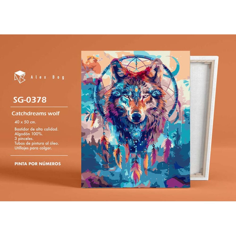 PINTAR POR NUMEROS CATCHDREAMS WOLF | ROYMART | 1 UNIDAD | 8431234197822