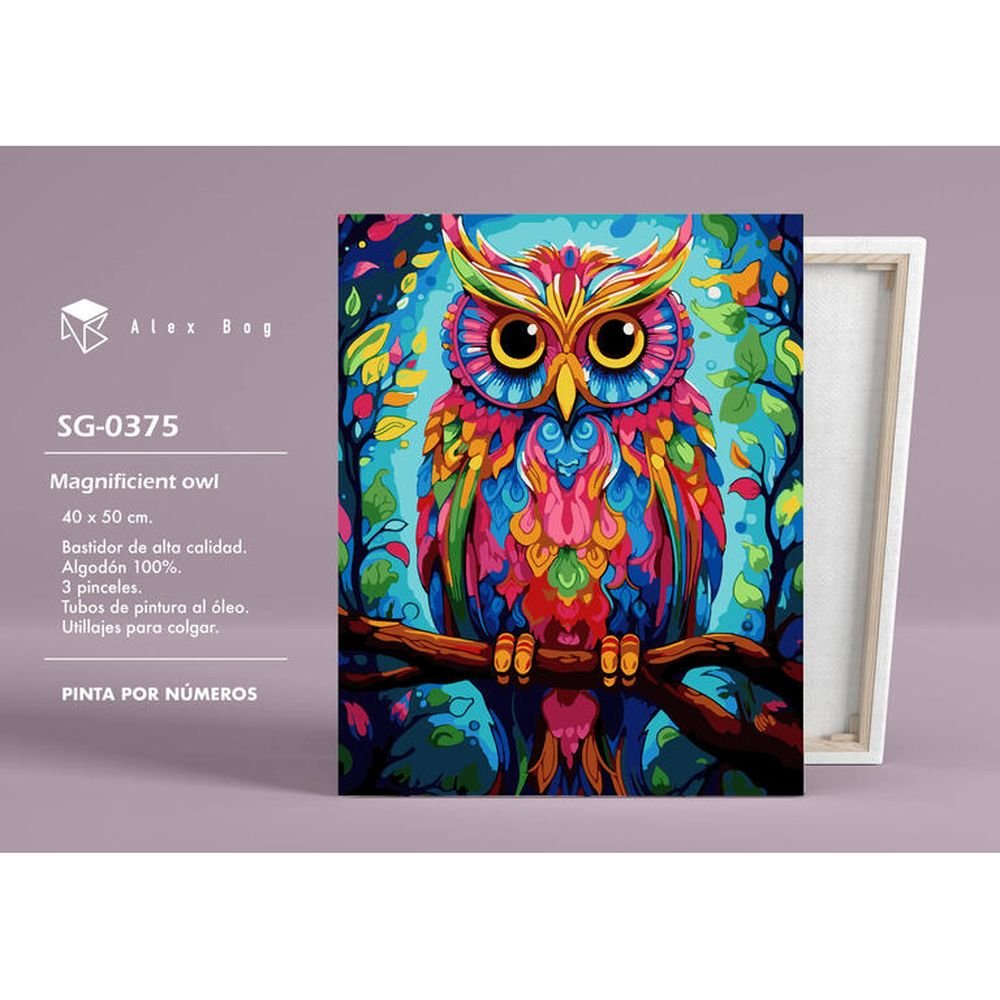 PINTAR POR NUMEROS MAGNIFICIENT WOLF | ROYMART | 1 UNIDAD | 8431234197839 Imagen principal del producto