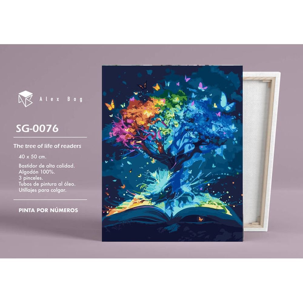 PINTAR POR NUMEROS THE TREE OF LIFE OF READERS | ROYMART | 1 UNIDAD | 8431234197860 Imagen principal del producto
