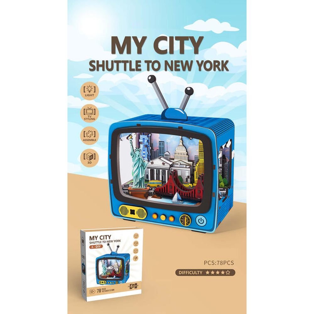 MAQUETA MADERA 78 PIEZAS MY CITY NEW YORK | ROYMART | 1 UNIDAD | 8431234198003 Imagen principal del producto