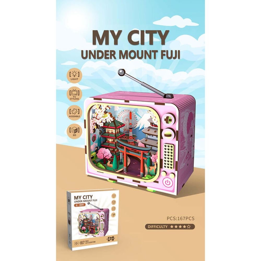 MAQUETA MADERA 167 PIEZAS MY CITY MOUNT FUJI | ROYMART | 1 UNIDAD | 8431234198058 Imagen principal del producto