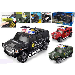 HUCHA FURGON CON HUELLA DIGITAL 3 COLORES SURTIDOS | ROYMART | 1 UNIDAD | 8431234198300