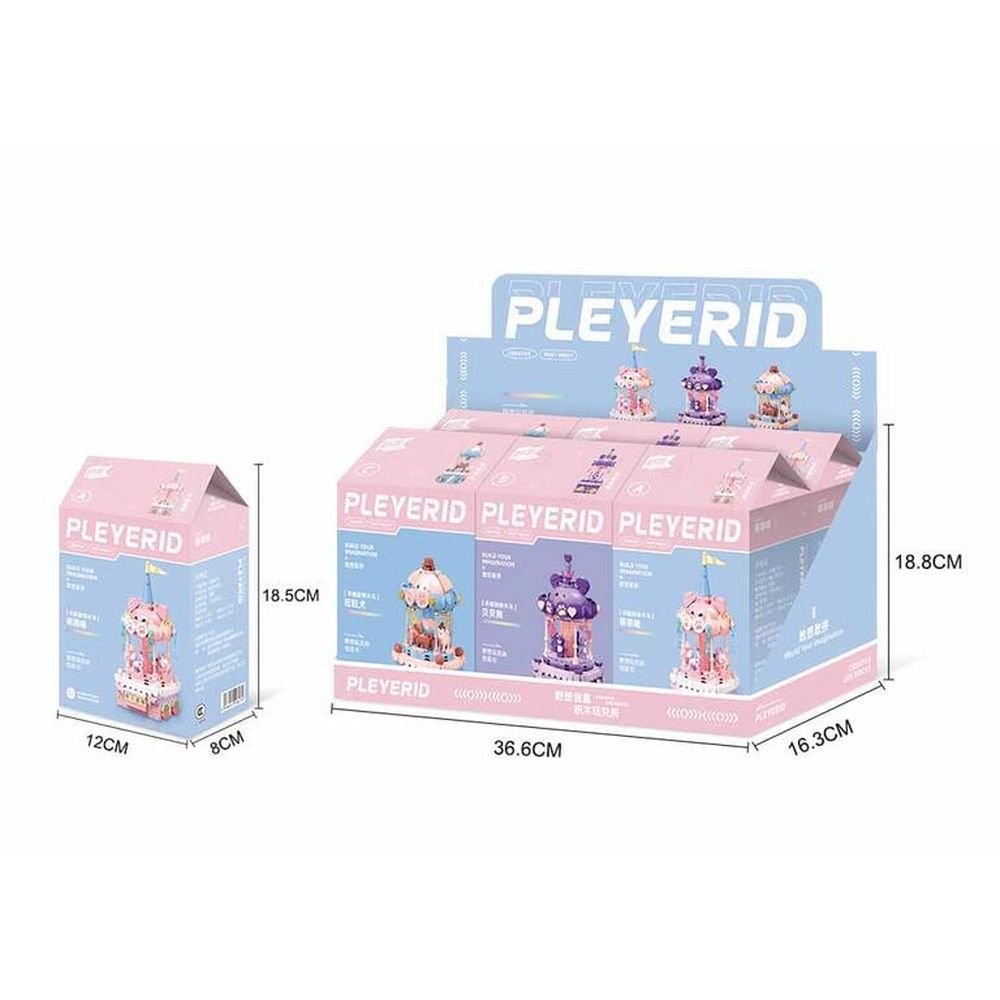 EXP 6 SET CARRUSELES SURTIDOS PARA MONTAJE | ROYMART | ENVASE 6 UDS. UNIDAD | 8431234198461 Imagen principal del producto