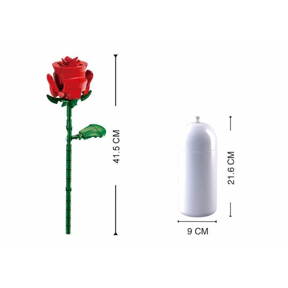 SET DE MONTAJE 263 PIEZAS ROSA FLOR | ROYMART | 1 UNIDAD | 8431234198508 Imagen principal del producto