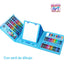 Mega Set Dibujo 208 Piezas Atril Azul Roymart