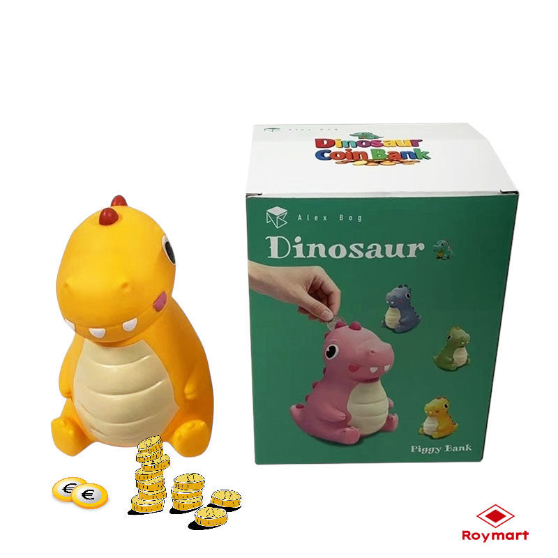 Hucha Dinosaurio Grande 4 Colores Surtidos ROYMART Imagen principal del producto