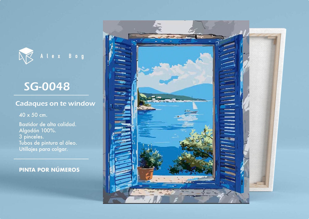 Pintar por Números Cadaqués on the Window Roymart