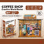 Maqueta madera 3D 53 piezas cafetería con luz Roymart