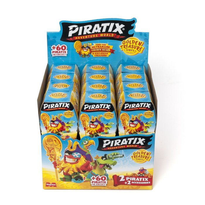 Expositor 24 Piratix Golden Treasure Two Pack PIRATIX