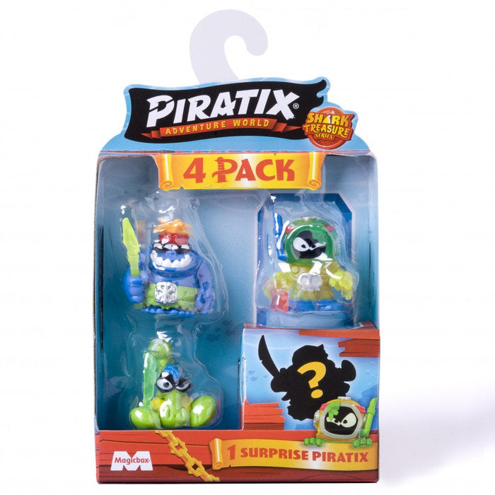 PAQUETE 4 PIRATIX SHARK TREASURE | PIRATIX | 1 UNIDAD | 8431618036884