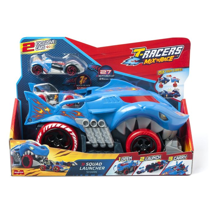 T-Racers S Playset Shark Squad Launcher Juguete de Lanzamiento Imagen principal del producto