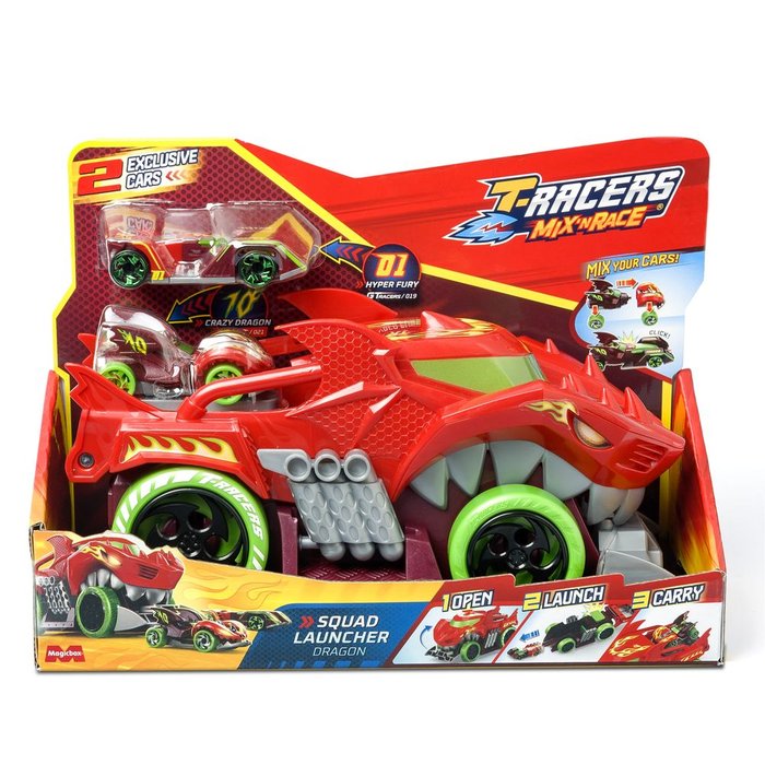 T-RACERS S PLAYSET DRAGON SQUAD LAUNCHER | T-RACERS | 1 UNIDAD | 8431618038925 Imagen principal del producto
