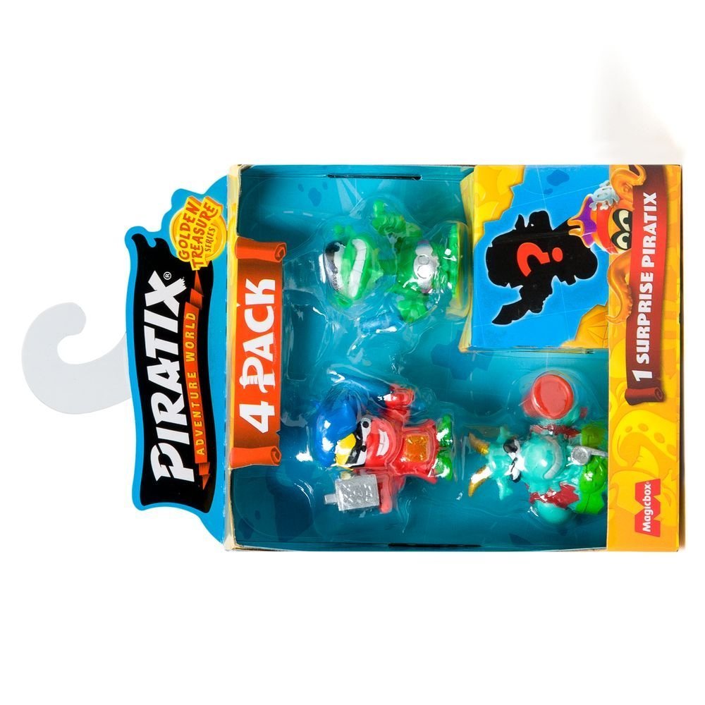 Pack 4 Piratix Golden Treasure Surtido de Juguetes