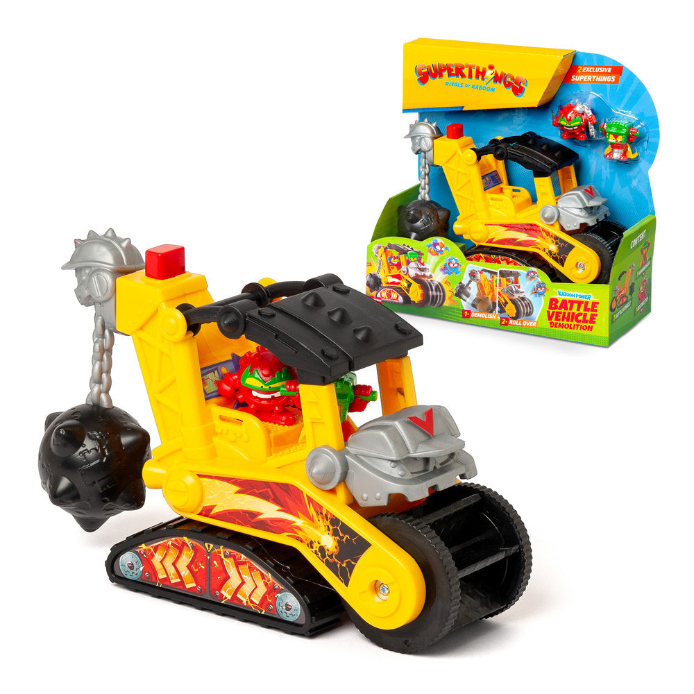Superthings Kazoom Power Warriors Battle Vehicles Demolition Marca Superthings