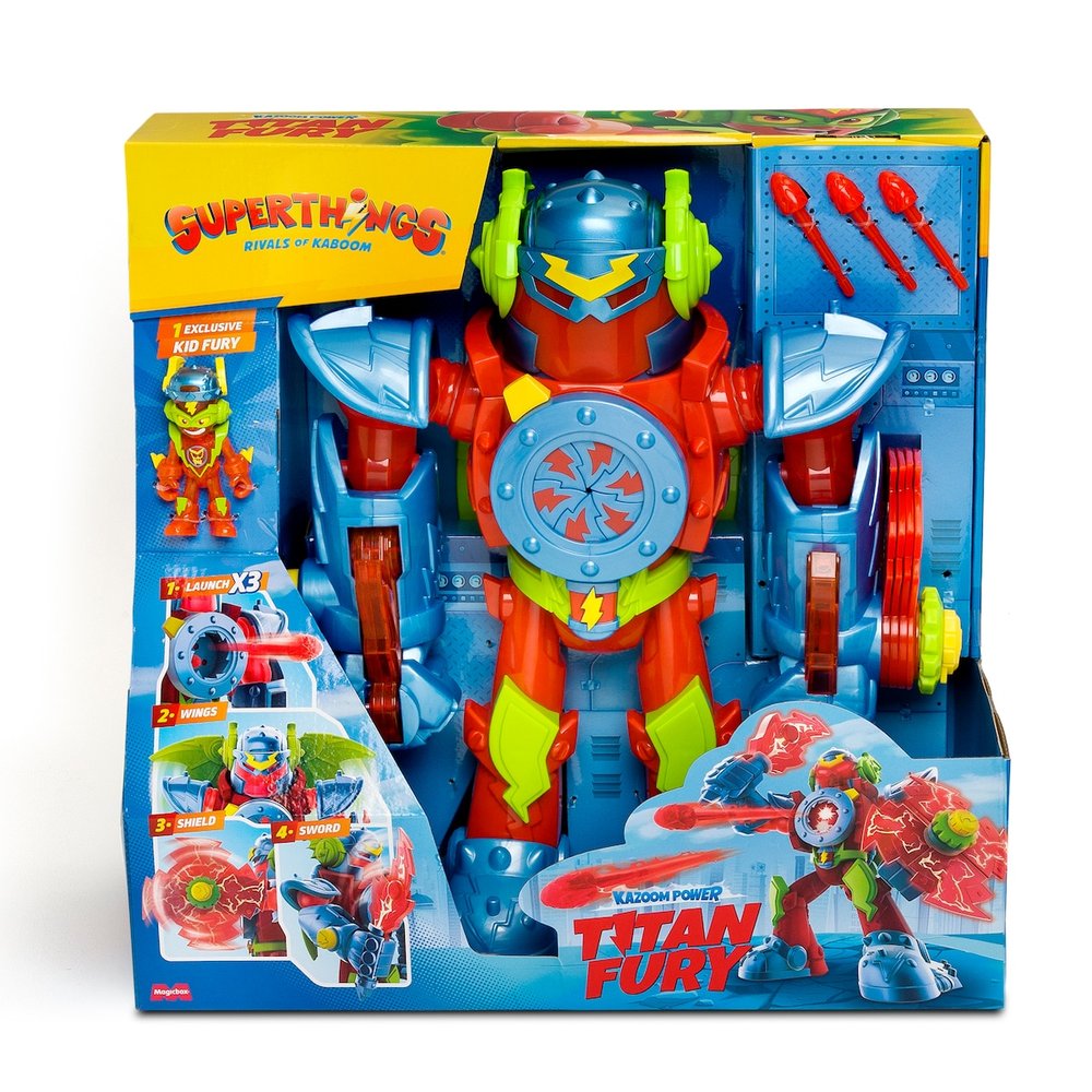 Superthings Kazoom Power Warriors Titan Fury