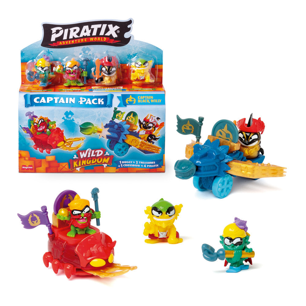 PAQUETE PIRATIX WILD KINGDOM CAPTAIN PACK SURTIDO | PIRATIX | 1 UNIDAD | 8431618044117 Imagen principal del producto