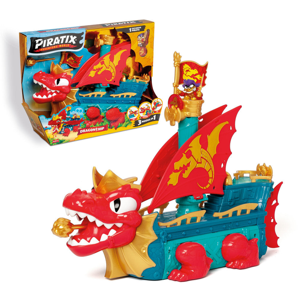 Dragon Ship Piratix, barco transformable 3 en 1