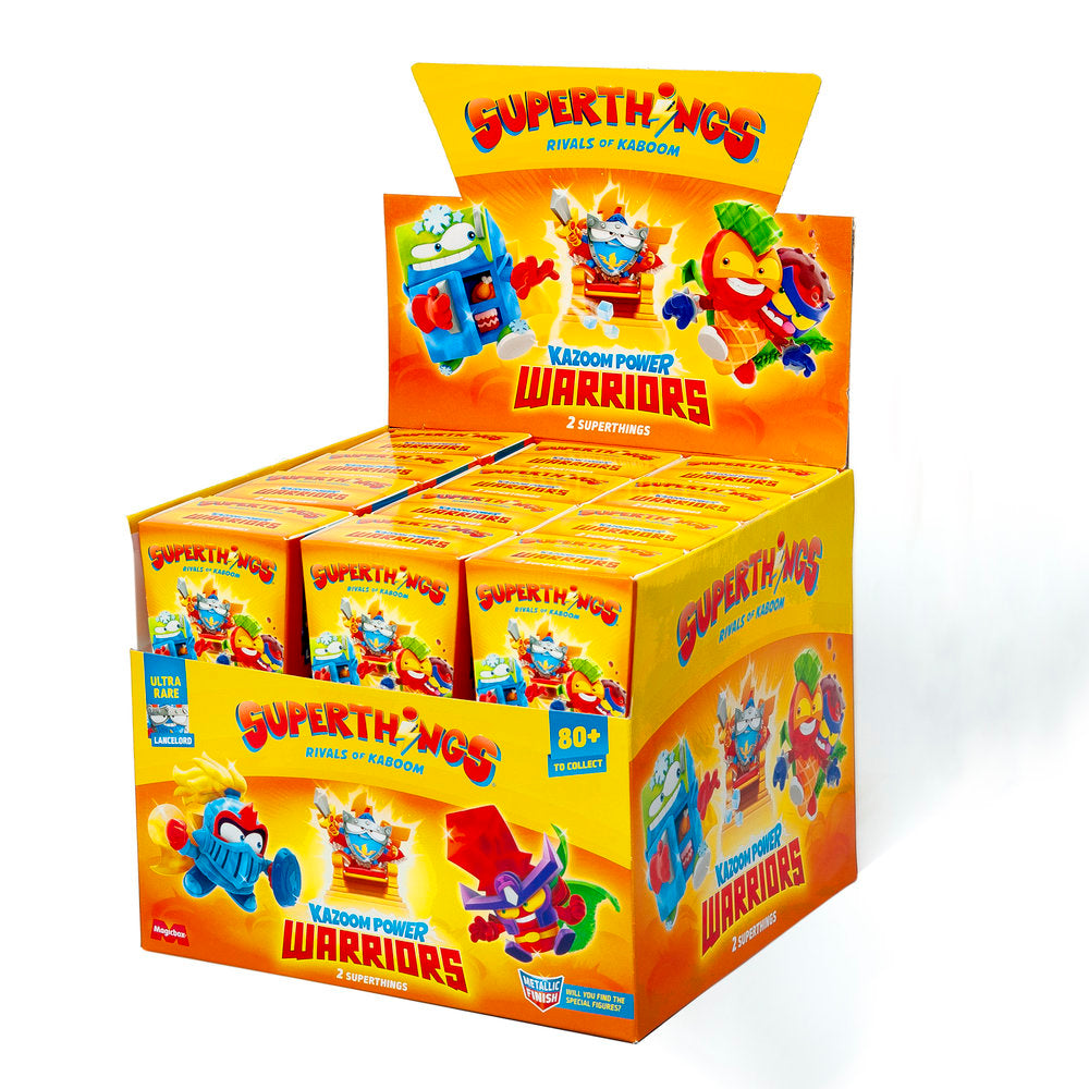 Expositor 24 Superthings Kazoom Power Warriors Two Pack Marca Superthings