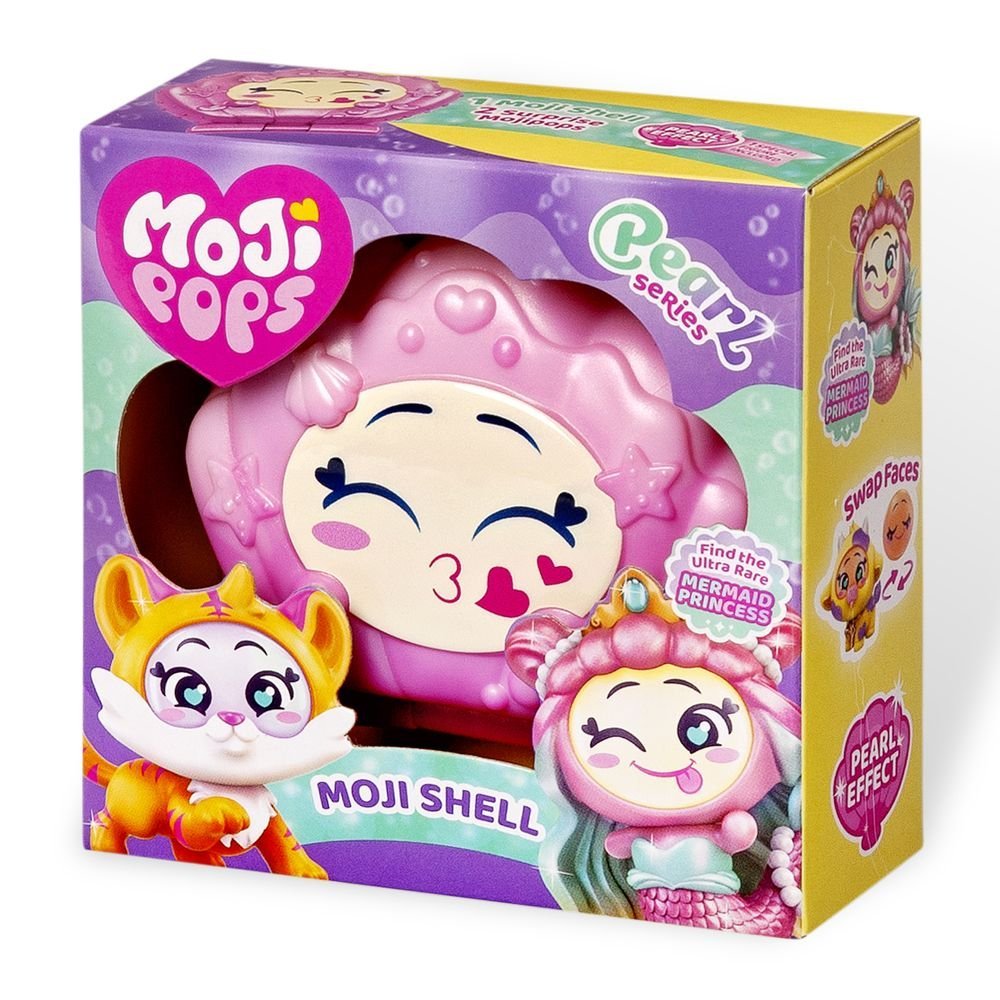 Expositor 12 Moji Shells Mojipops Pearl Series marca Mojipops