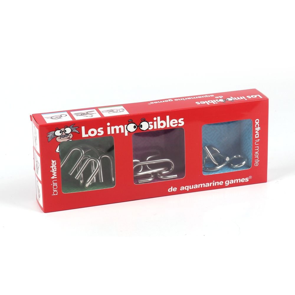 JUEGO PACK 3 IMPOSIBLES EN METAL | AQUAMARINE GAMES | 1 UNIDAD | 8432026201697 Imagen principal del producto