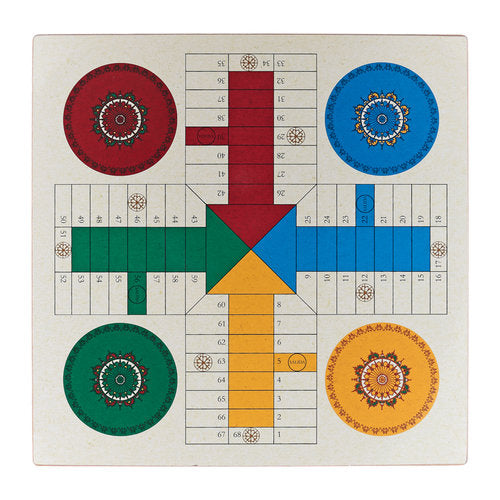 Tablero ajedrez y parchís 40x40 cm Aquamarine Games