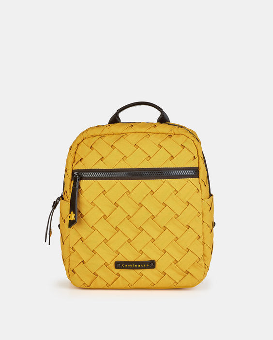 MOCHILA CON ASA BATUKA MOSTAZA 24 X 28 CM | CAMINATTA Imagen principal del producto