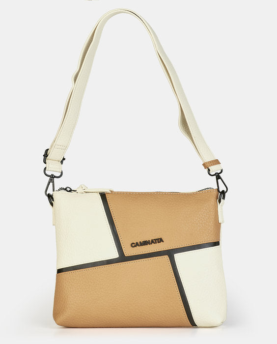 BOLSO BANDOLERA PLANO GRANDE TANGO CAMEL 26 X 21 CM | CAMINATTA | 1 UNIDAD | 8432077122057