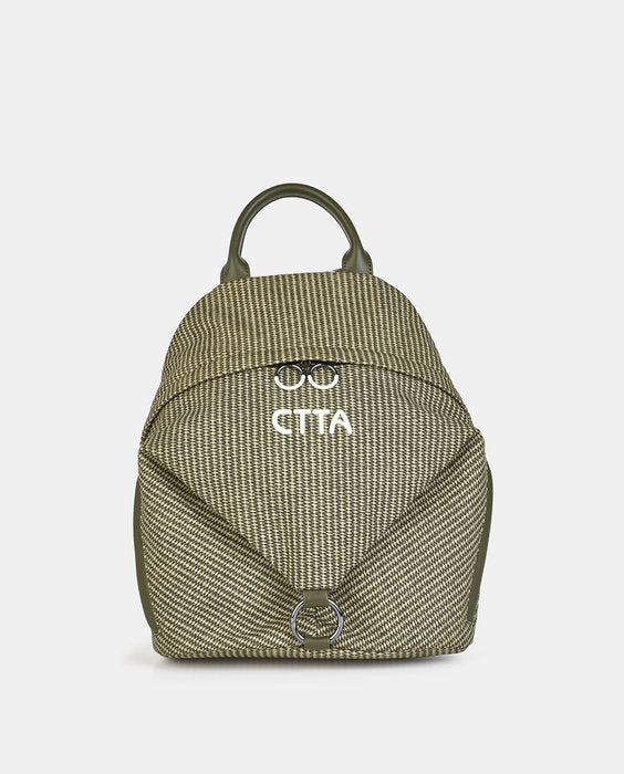 MOCHILA CON ASA FOX VERDE 25 X 30 CM | CAMINATTA Imagen principal del producto