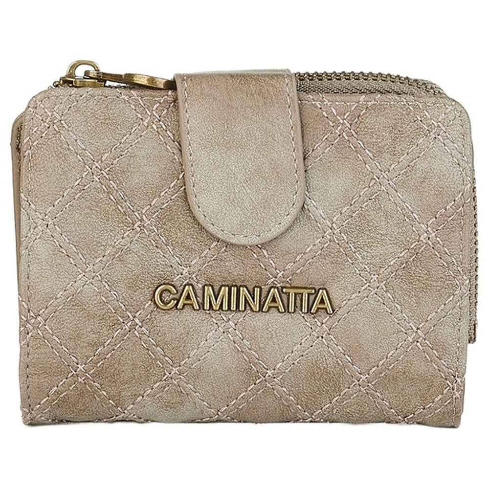 BILLETERO BROCHE Y CREMALLERA QUEVEDO TAUPE | CAMINATTA | 1 UNIDAD | 8432077123894