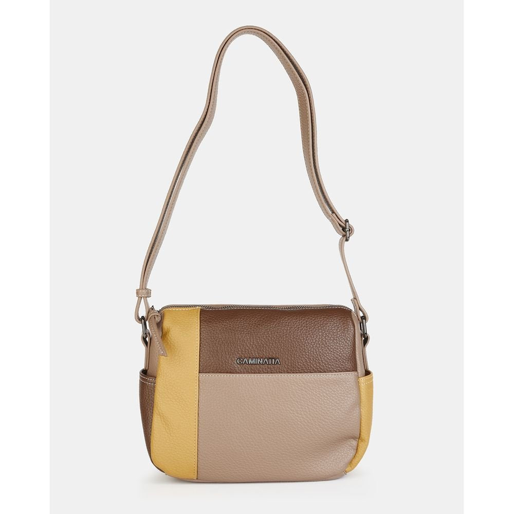 BOLSO BANDOLERA GONGORA MARRON 24X18X9 | CAMINATTA | 1 UNIDAD | 8432077125188 Imagen principal del producto
